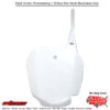 FRONT NUMBER PLATE WHITE Suzuki RM85 2002-2024