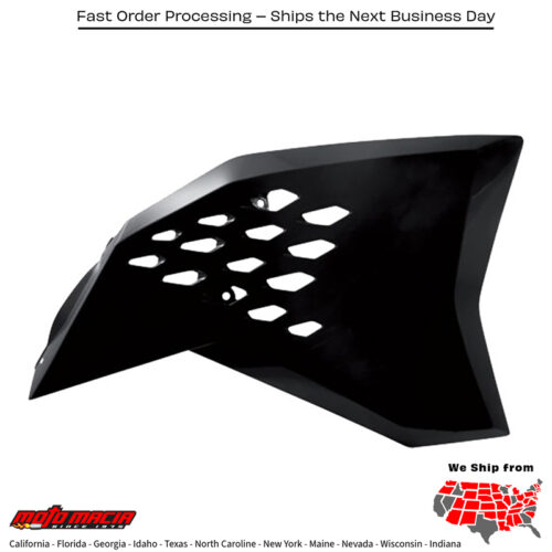 RADIATOR SHROUDS BLACK KTM 250 SX 2007-2010 KTM 250 SX-F 2007-2010 KTM 250 XC 2008-2010 KTM 250 XC-W 2008-2010 KTM 300 XC 2008-2010 KTM 300 XC-W 2008-2010 KTM 450 SX-F 2007-2010 KTM 450 XCF-W 2008-2010 KTM 530 XC-W 4-Stroke 2008-2010 KTM 20