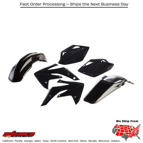 PLASTIC KIT BLACK Honda CRF150R 2007-2024 Honda CRF150RB Expert 2007-2019