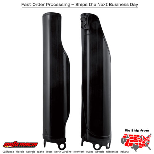 FORK GUARD BLACK Honda CRF250R 2004-2017 Honda CR125R 2004-2007 Honda CR250R 2004-2007 Honda CRF450R 2004-2016