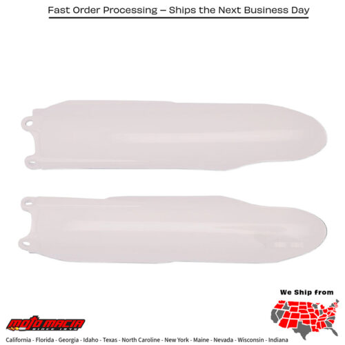 FORK GUARD WHITE Yamaha YZ250F 2004-2007