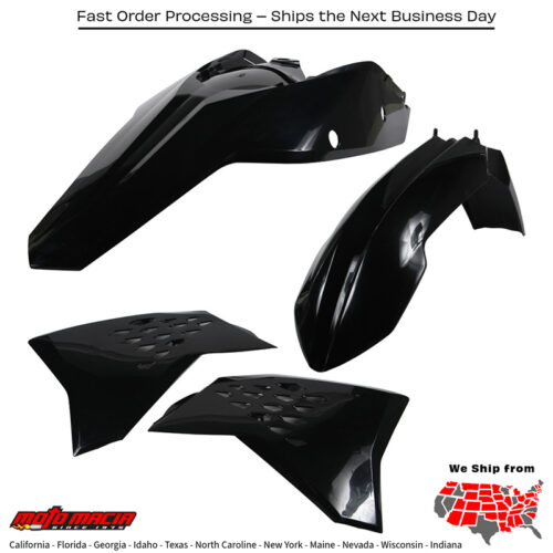 PLASTIC KIT BLACK KTM 250 XC-W 2008-2011 KTM 250 XCF-W 2008-2011 KTM 300 XC-W 2008-2011 KTM 400 XC-W 4-Stroke 2009-2010 KTM 450 XCF-W 2008-2011 KTM 530 XC-W 4-Stroke 2008-2011 KTM 200 Xc-W 2008-2011 KTM 350 XCF-W 2008-2011
