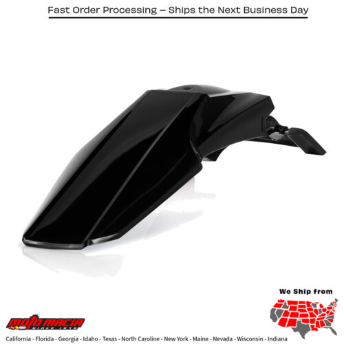 REAR FENDER BLACK Suzuki RM-Z450 2008-2017