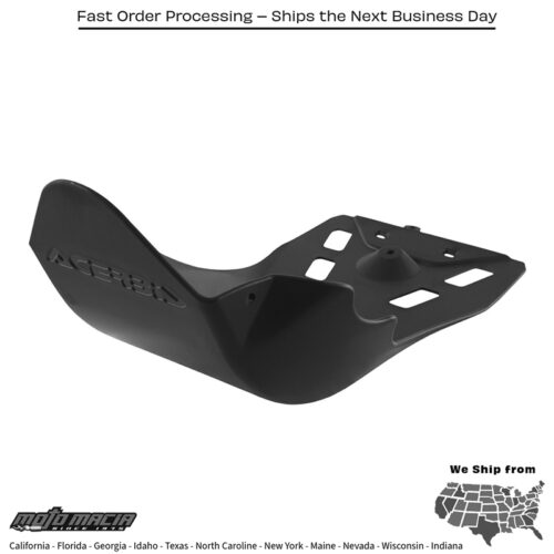 ACERBIS Skid Plate (protector de carter) BLACK KAWASAKI KLX450R 08-10 YAMAHA WR250F 07-11 YAMAHA WR450F 07-18 KAWASAKI KLX450R 2008-2010 YAMAHA WR250F 2007-2011 YAMAHA WR450F 2007-2018
