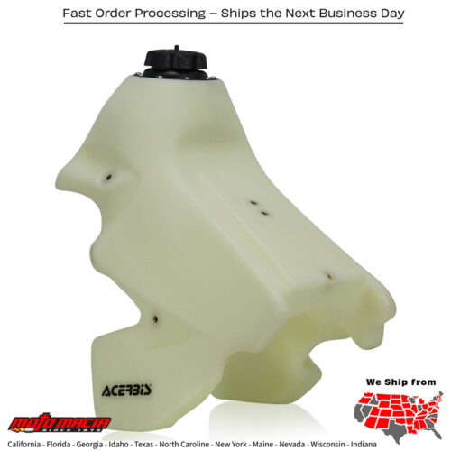 FUEL TANK 3.4 GAL NATURAL Yamaha YZ250F 2003-2005 Yamaha YZ450F 2003-2005