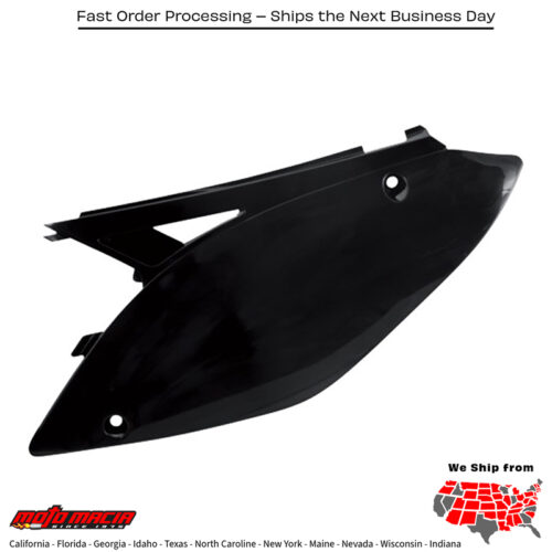 SIDE PANELS BLACK Kawasaki KX250F 2009-2012 Kawasaki KX450F 2009-2011