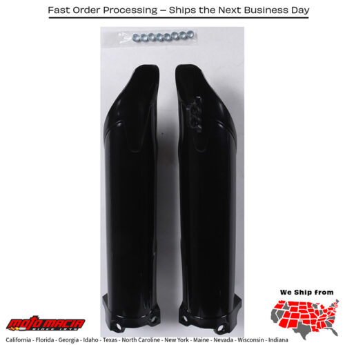 FORK GUARD BLACK Kawasaki KX250F 2009-2016 Kawasaki KX450F 2009-2015