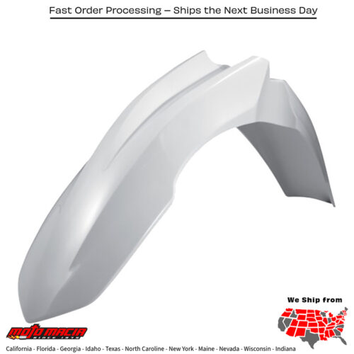 FRONT FENDER WHITE Honda CRF450R 2009-2012 Honda CRF250R 2010-2013