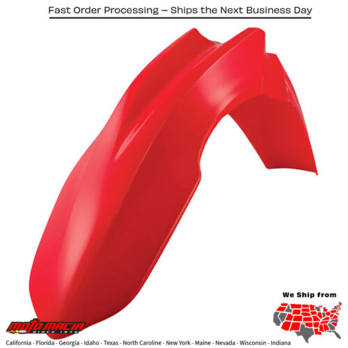 FRONT FENDER RED Honda CRF450R 2009-2012 Honda CRF250R 2010-2013