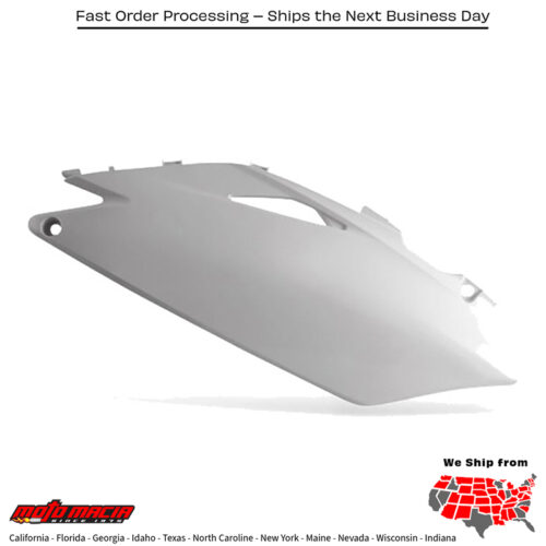 SIDE PANELS WHITE Honda CRF450R 2009-2012 Honda CRF250R 2010-2013