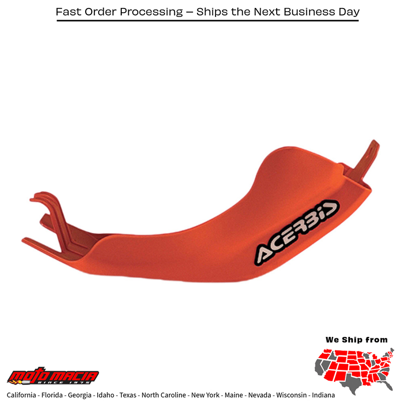 ACERBIS Skid Plate (protector de carter) ORANGE KTM 250 XC 06-16 KTM 250 XC-W 06-16 KTM 300 XC 06-16 KTM 300 XC-W 06-16 KTM 250 XC 2006-2016 KTM 250 XC-W 2006-2016 KTM 300 XC 2006-2016 KTM 300 XC-W 2006-2016