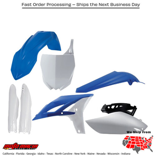 PLASTIC KIT BLUE Yamaha YZ250F 2010-2013