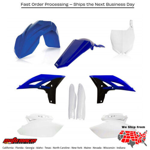 FULL PLASTIC KIT BLUE Yamaha YZ250F 2010-2013