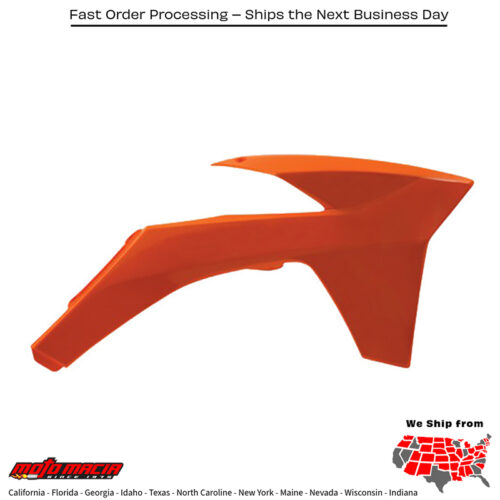 Radiator Shrouds Orange Ktm 350 Exc-F 2012-2013 500 Xcf-W more