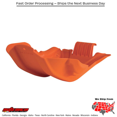 ACERBIS Skid Plate (protector de carter) ORANGE KTM 350 EXC-F 12-16 KTM 350 EXC-F 2012-2016