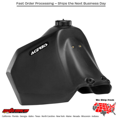 FUEL TANK 5.3 GAL BLACK Suzuki DR650SE 1996-2022 Suzuki DR650S 2015-2024