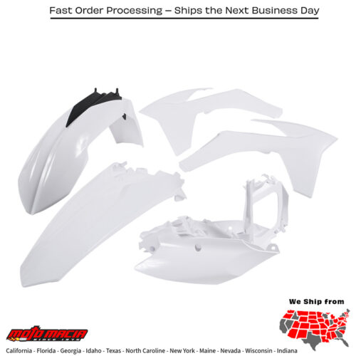 PLASTIC KIT WHITE KTM 350 EXC-F 2012-2013 KTM 500 EXC-F 2012-2013