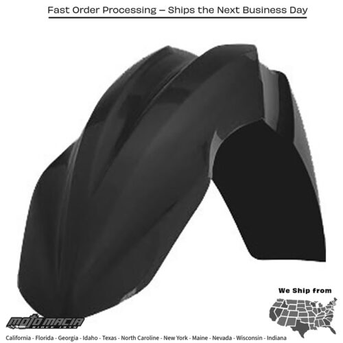 FRONT FENDER BLACK Kawasaki KX250F 2013-2016 Kawasaki KX450F 2013-2015