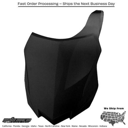 FRONT NUMBER PLATE BLACK Kawasaki KX250F 2013-2016 Kawasaki KX450F 2013-2015
