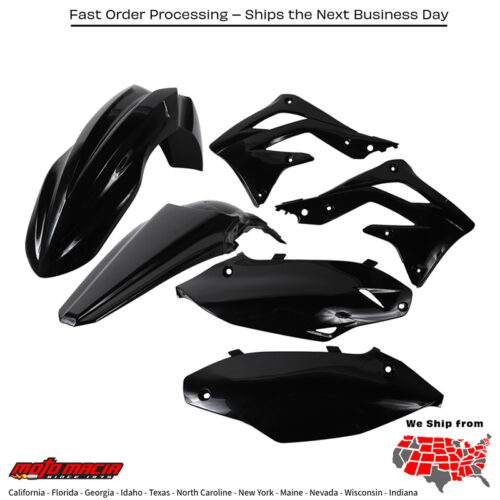 PLASTIC KIT BLACK Kawasaki KX450F 2013-2015