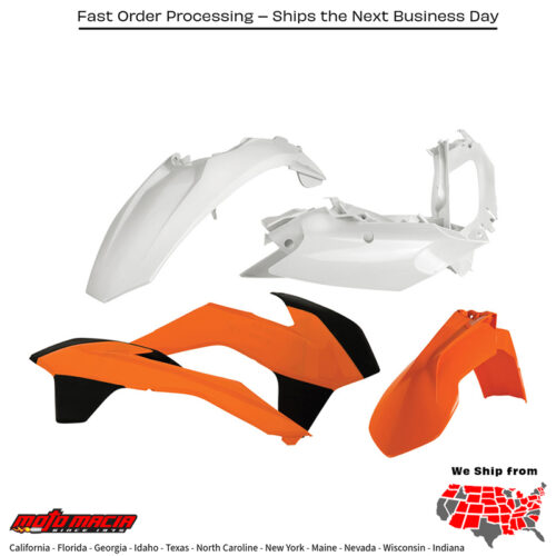 PLASTIC KIT ORANGE KTM 350 XC-F 2013-2015 KTM 150 XC 2013-2015 KTM 350 SX-F 2013-2015 KTM 250 SX 2013-2016 KTM 250 SX-F 2013-2015 KTM 250 XC 2013-2016 KTM 300 XC 2013-2016 KTM 450 SX-F 2013-2015 KTM 250 XC-F 2013-2015 KTM 450 XC-F 2013-2015 KTM 125 SX 2013