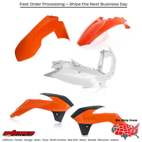 PLASTIC KIT ORIGINAL KTM 350 EXC-F 500 XCF-W 350 XCF-W 250 XC-W 250 XCF-W 500 EXC-F 300 XC-W 450 XCF-W 200 Xc-W 450 EXC-R 4-Stroke 2014-2016