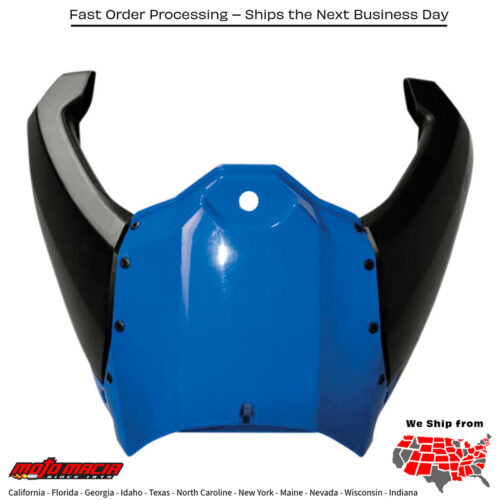 UPPER RADIATOR SHROUD BLUE/BLACK Yamaha YZ250F 2014-2018 Yamaha YZ450F 2014-2017 Yamaha YZ250FX 2015-2017 Yamaha YZ250X 2016-2018
