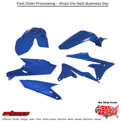 PLASTIC KIT BLUE Yamaha YZ250F 2014-2018 Yamaha YZ450F 2014-2017