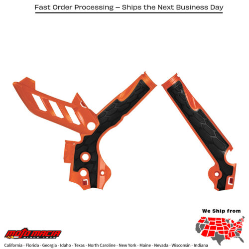 X-GRIP FRAME GUARD ORANGE/BLACK KTM 250 SX-F Factory Edition 2015-2015 KTM 350 EXC-F 2012-2016 KTM 500 XCF-W 2012-2016 KTM 350 XCF-W 2012-2016 KTM 350 XC-F 2013-2015 KTM 150 XC 2013-2015 KTM 450 SX-F Factory Edition 2013-2015 KTM 350 SX-F 2013-2015 KTM 250