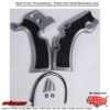 X-GRIP FRAME GUARD SILVER/BLACK Kawasaki KX450F 2009-2018