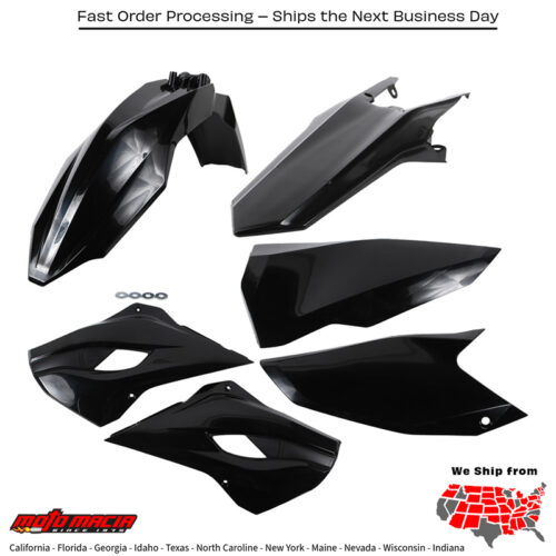 PLASTIC KIT BLACK Husqvarna TC 125 2014-2015 Husqvarna FC 250 2014-2015 Husqvarna FC 350 2014-2015 Husqvarna FC 450 2014-2015 Husqvarna TE 300 2016-2016 Husqvarna TC 250 2014-2016 Husqvarna TE 250 2016-2016