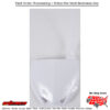 FRONT NUMBER PLATE WHITE Yamaha YZ85 2015-2024 Yamaha YZ85LW 2022-2024