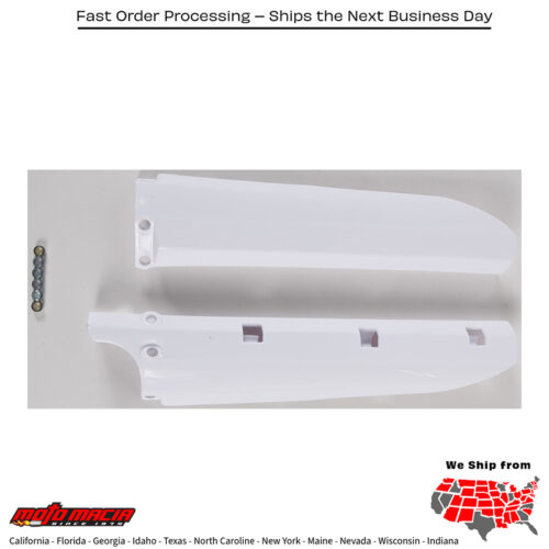 FORK COVERS WHITE Yamaha YZ85 2002-2018