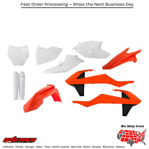 FULL PLASTIC KIT ORIGINAL KTM 350 XC-F 350 SX-F 250 SX 250 SX-F 250 XC 300 XC 450 SX-F 250 XC-F 450 XC-F 125 SX 150 SX 2016-2018