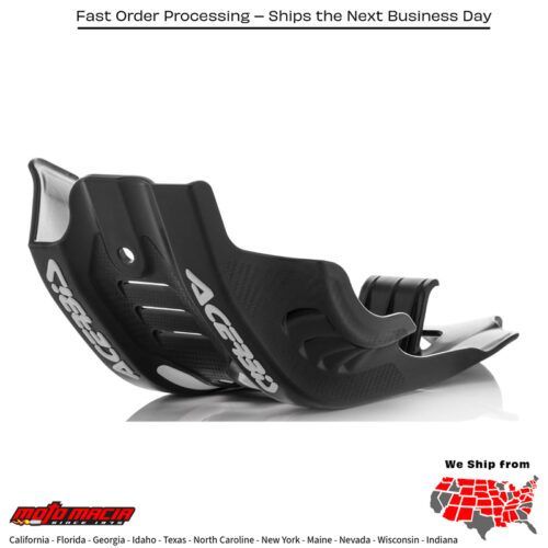 ACERBIS Skid Plate (protector de carter) WHITE HUSQVARNA FX 450 17-18 KTM 450 SX-F FACTORY EDITION 16-18 HUSQVARNA FC 450 16-18 HUSQVARNA FE 450 17-19 HUSQVARNA FE 501 17-19 KTM 450 SX-F 16-18 KTM 450 XC-F 16-18 HUSQVARNA FC 450 ROCKSTAR ED