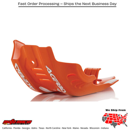 ACERBIS Skid Plate (protector de carter) ORANGE KTM 450 SX-F FACTORY EDITION 16-18 KTM 450 SX-F 16-18 KTM 450 XC-F 16-18 KTM 450 SX-F FACTORY EDITION 2016-2018 KTM 450 SX-F 2016-2018 KTM 450 XC-F 2016-2018