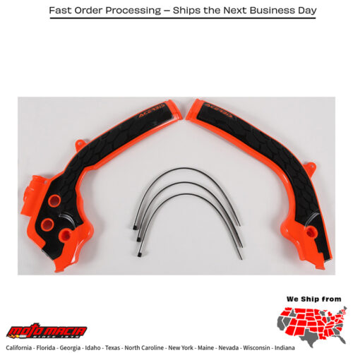 X-GRIP FRAME GUARD ORANGE/BLACK Husqvarna FC 250 2016-2017 Husqvarna FC 350 2016-2017 Husqvarna FC 450 2016-2017 KTM 250 SX 2016-2018 KTM 250 SX-F 2016-2018 KTM 450 SX-F 2016-2018 KTM 250 XC-F 2016-2018 KTM 450 XC-F 2016-2018 KTM 125 SX 2016-2018 KTM 150 S
