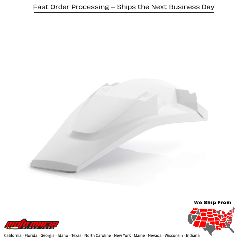 REAR FENDER WHITE Husqvarna TC 125 2016-2018 Husqvarna FC 250 2016-2018 Husqvarna FC 350 2016-2018 Husqvarna FC 450 2016-2018 Husqvarna TC 250 2017-2017
