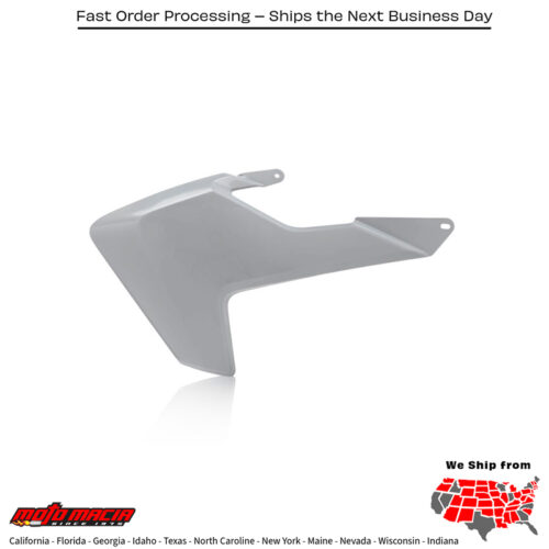 RADIATOR SHROUD HUS GREY Husqvarna TC 125 2016-2018 Husqvarna FC 250 2016-2018 Husqvarna FC 350 2016-2018 Husqvarna FC 450 2016-2018 Husqvarna TC 250 2017-2017