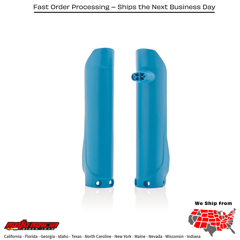 FORK GUARD BLUE HUS Husqvarna FE 350S 2016-2023 Husqvarna FE 501S 2016-2023 Husqvarna TX 300 2017-2019 Husqvarna FX 350 2017-2022 Husqvarna FX 450 2017-2022 Husqvarna TE 150 2017-2020 Husqvarna TC 125 2016-2022 Husqvarna FC 250 2016-2022 Hu