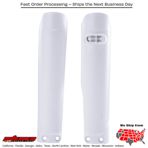 FORK GUARDS WHITE Husqvarna TE 150 2017-2020 Husqvarna TC 125 2016-2022 Husqvarna FC 250 2016-2022 Husqvarna FC 350 2016-2022 Husqvarna FC 450 2016-2022 Husqvarna TE 125 2016-2016 Husqvarna TE 300 2016-2018 Husqvarna FE 250 2016-2022 Husqva