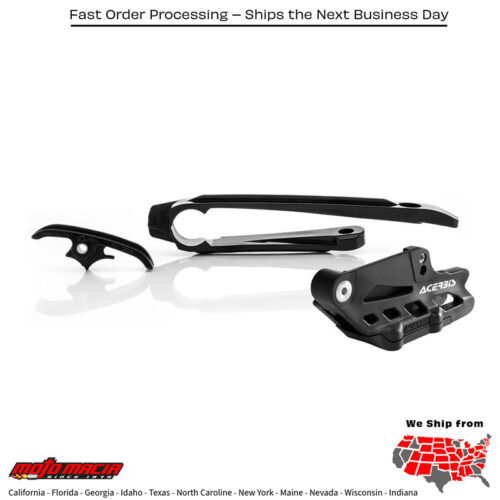 BLOCK/SLIDER KIT BLACK KTM 500 EXC-F 2017-2023 KTM 450 EXC-F 2017-2023 KTM 350 EXC-F 2017-2023 KTM 250 EXC-F 2017-2023 KTM 250 EXC 2017-2023 KTM 300 EXC 2017-2022 KTM 250 EXC TPi 2018-2022 KTM 300 EXC TPi 2020-2020
