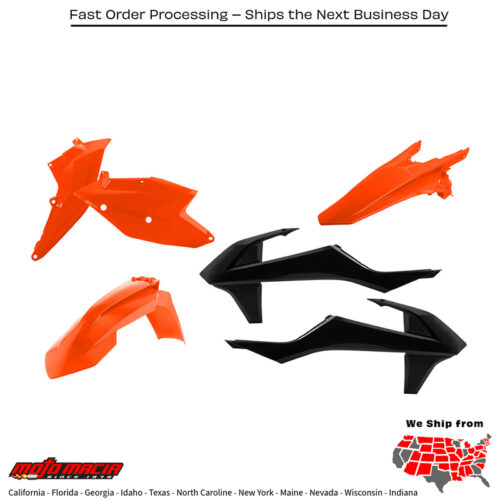 PLASTIC KIT ORIGINAL KTM 350 EXC-F 2017-2019 KTM 500 EXC-F 2017-2019 KTM 450 EXC-F 2017-2019 KTM 250 EXC-F 2017-2019 KTM 250 EXC 2017-2017 KTM 300 EXC 2017-2017