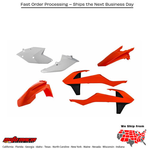 PLASTIC KIT ORIGINAL KTM 350 EXC-F 2017-2019 KTM 500 EXC-F 2017-2019 KTM 450 EXC-F 2017-2019 KTM 250 EXC-F 2017-2019 KTM 250 EXC 2017-2017 KTM 300 EXC 2017-2017