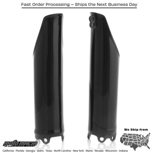 FORK GUARD BLACK Honda CRF450RX 2017-2018 Honda CRF450R 2017-2018 Honda CRF250R 2018-2018