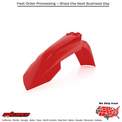 FRONT FENDER GAS/KTM RED Gas-Gas MC 85 19/16 2021-2024 Gas-Gas MC 85 17/14 2023-2024