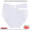 FRONT NUMBER PLATE WHITE KTM 85 SX (17/14) 2018-2024 KTM 85 SX (19/16) 2020-2021