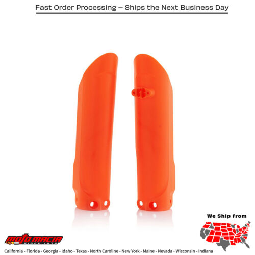 FORK COVERS ORANGE KTM 85 SX (17/14) 2018-2024 Husqvarna TC 85 (17/14) 2018-2019 Husqvarna TC 85 (19/16) 2019-2019