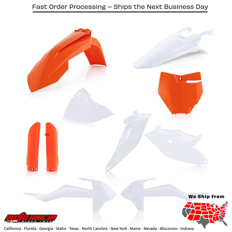 FULL PLASTIC KIT KTM ORIGINAL KTM 85 SX (17/14) 2018-2024