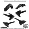 PLASTIC KIT BLACK Husqvarna TC 85 (17/14) TC 85 (19/16) 2018-2023
